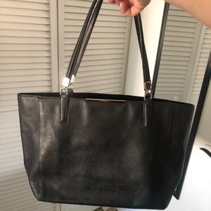 Black COACH Leather Handbag